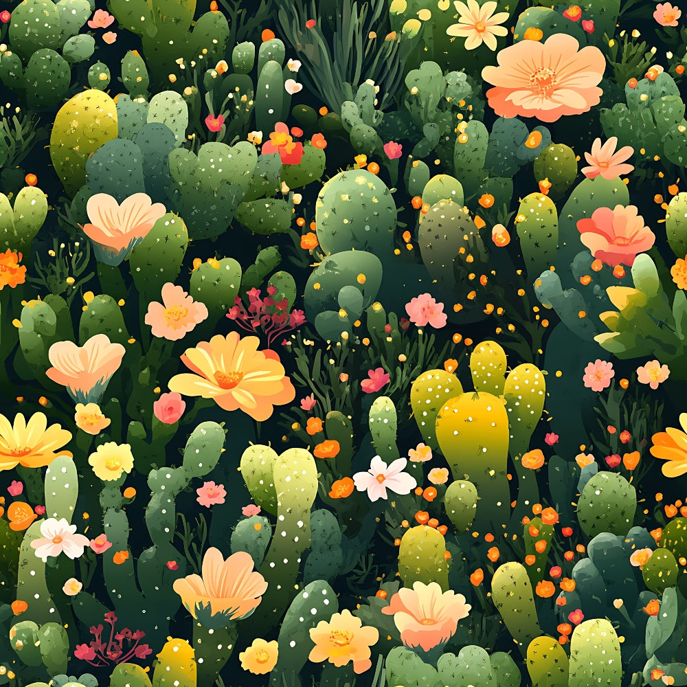 Desert Blooms Pattern 19 Minky Fabric