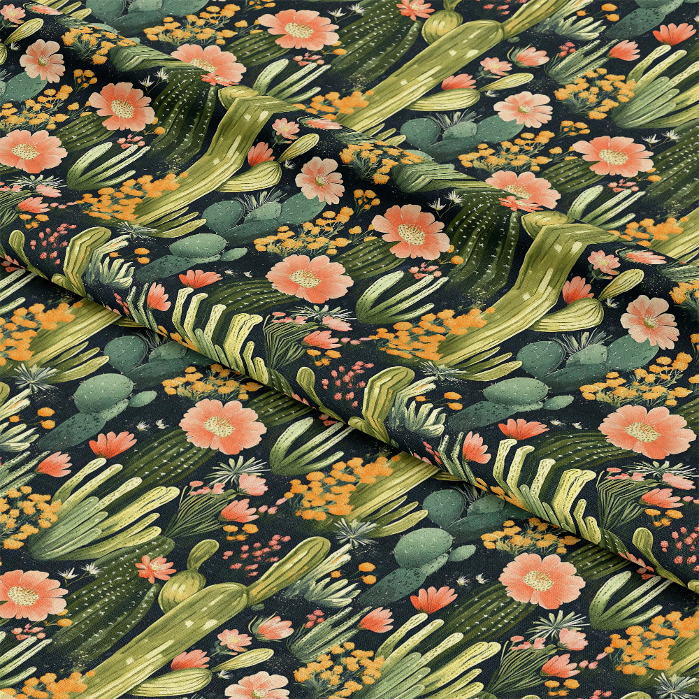 Cactus Gardens Pattern 1 Quilting Cotton Fabric