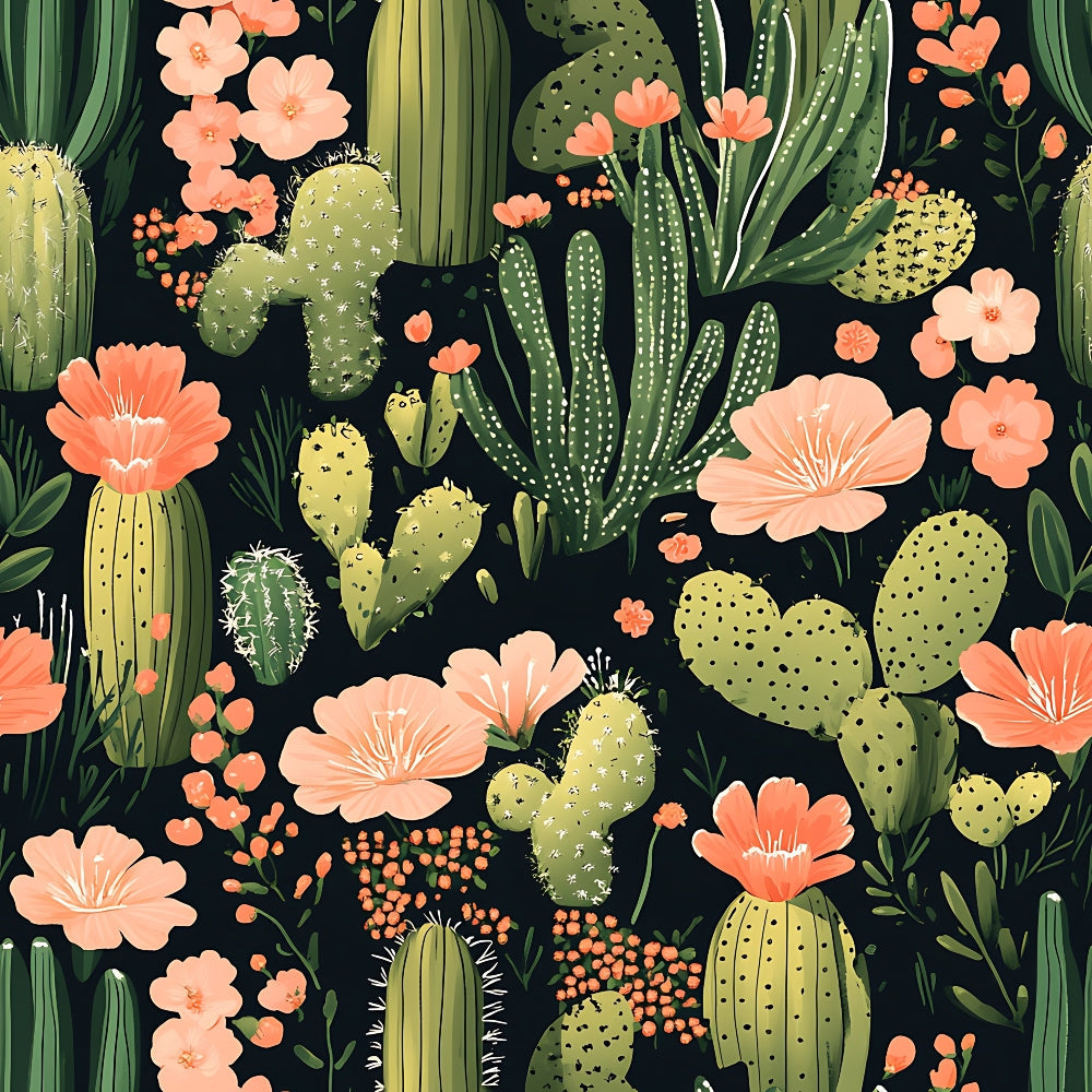 Desert Blooms Pattern 20 Minky Fabric