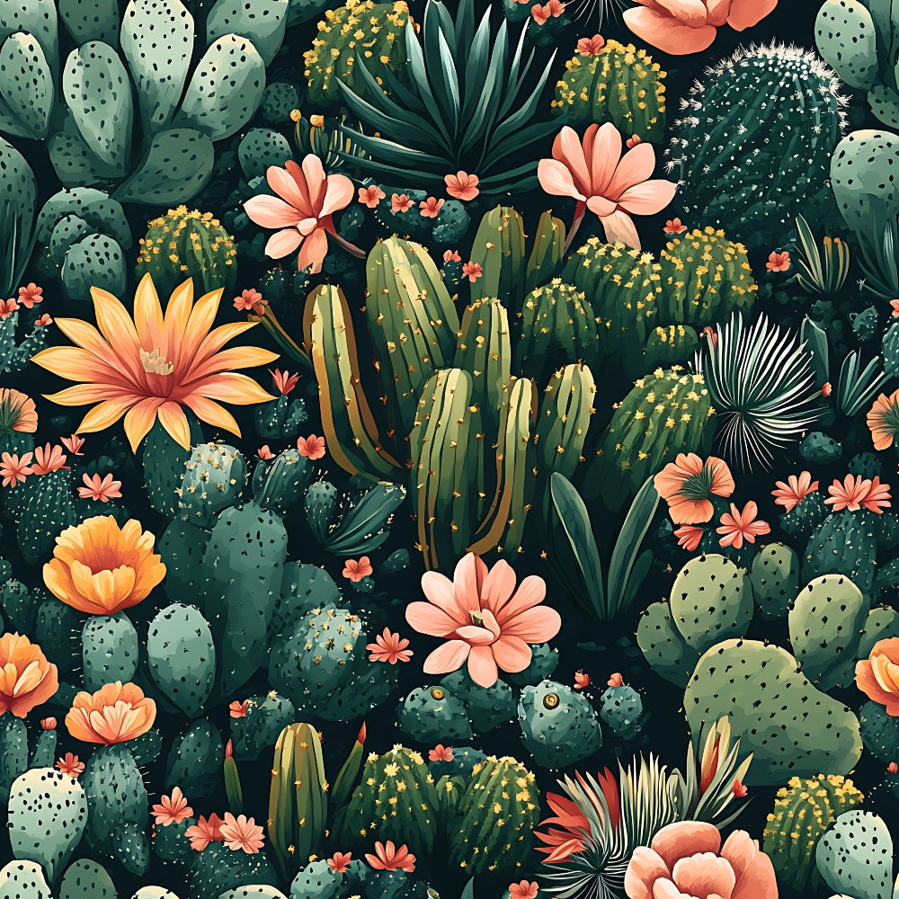 Desert Blooms Pattern 3 Minky Fabric
