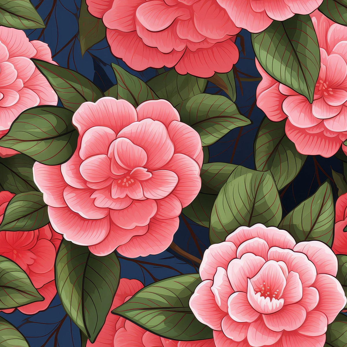 Painted Peonies Pattern 10 Minky Fabric