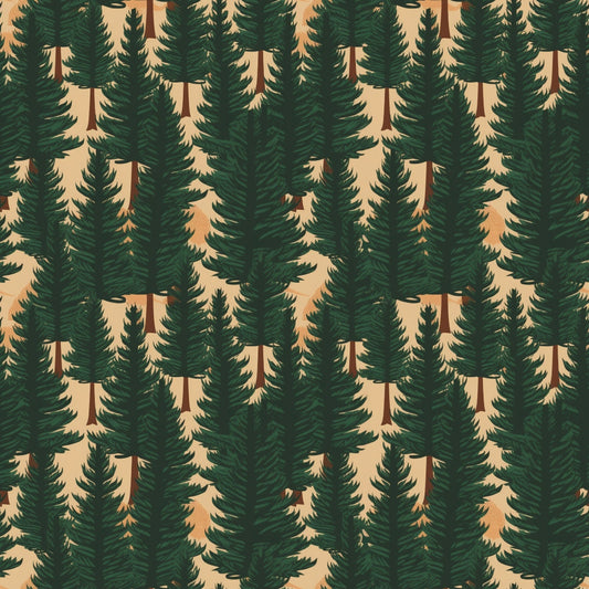 Camping Graphics Pattern 10 Quilting Cotton Fabric