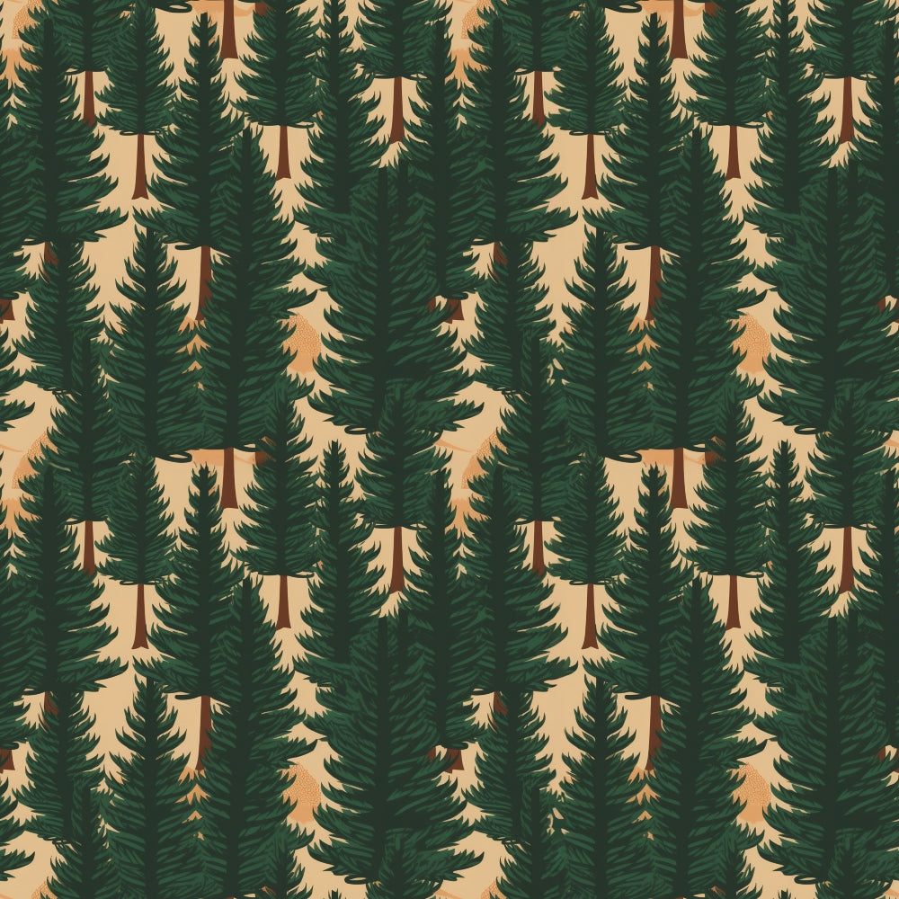 Evergreen Campfire Nights Pattern 10 Minky Fabric