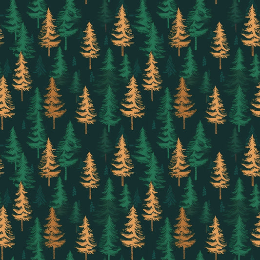 Camping Graphics Pattern 11 Quilting Cotton Fabric