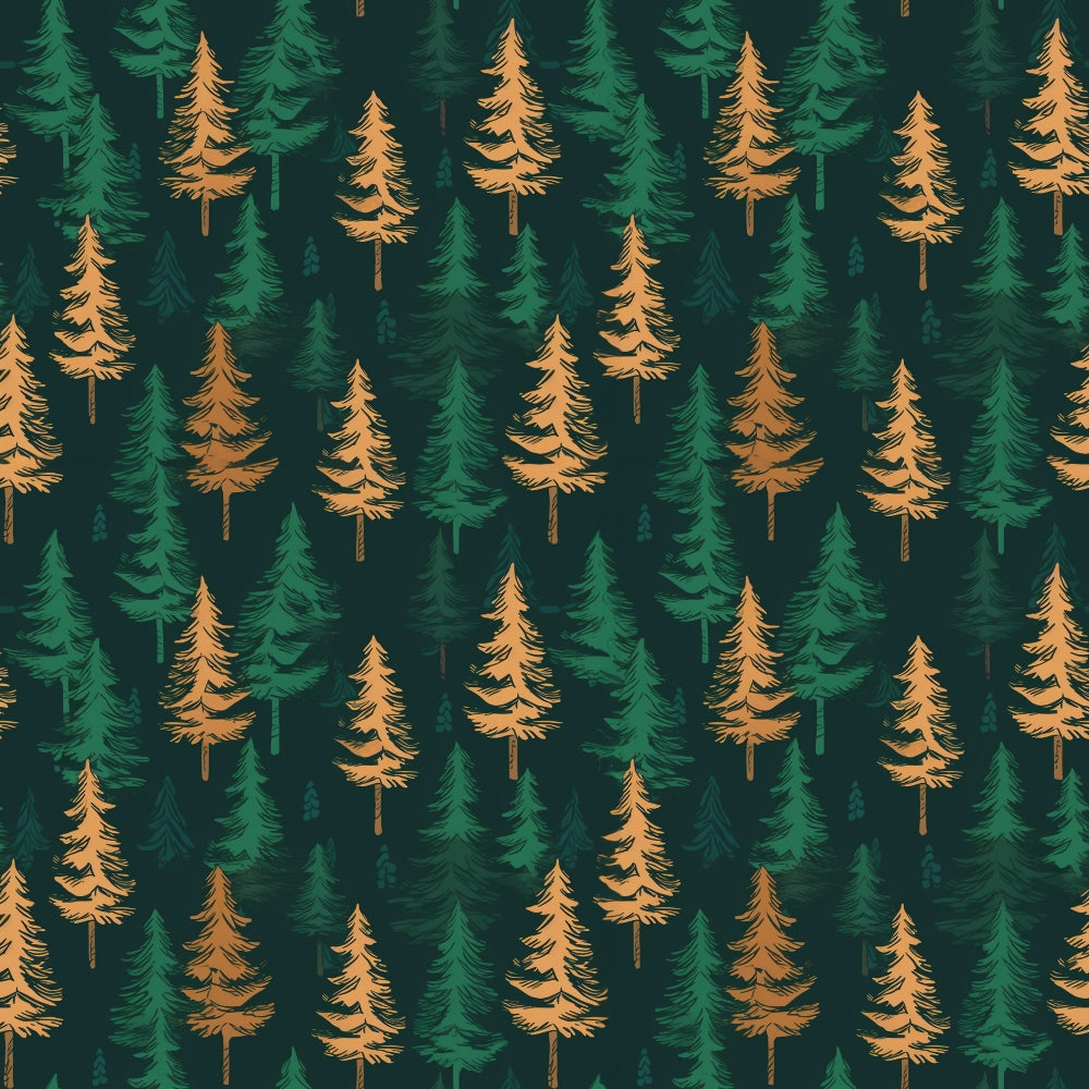 Evergreen Campfire Nights Pattern 11 Minky Fabric