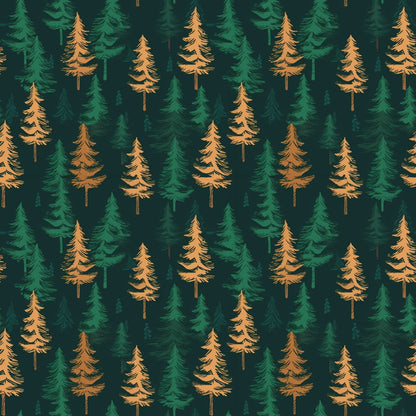 Evergreen Campfire Nights Pattern 11 Minky Fabric
