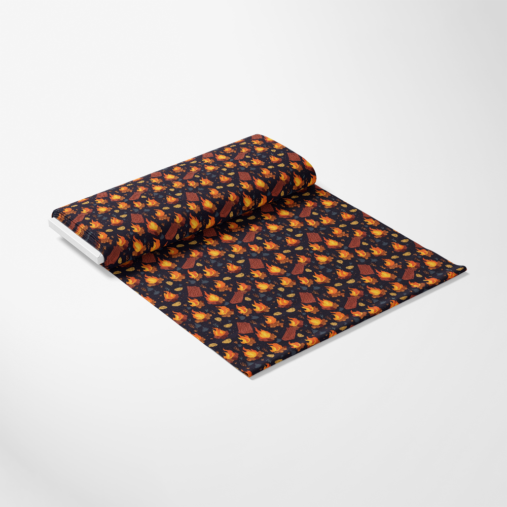 Camping Graphics Pattern 4 Quilting Cotton Fabric