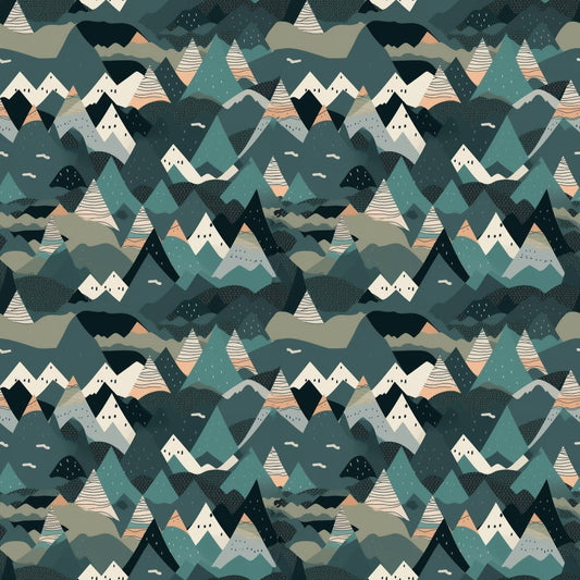 Camping Graphics Pattern 7 Quilting Cotton Fabric
