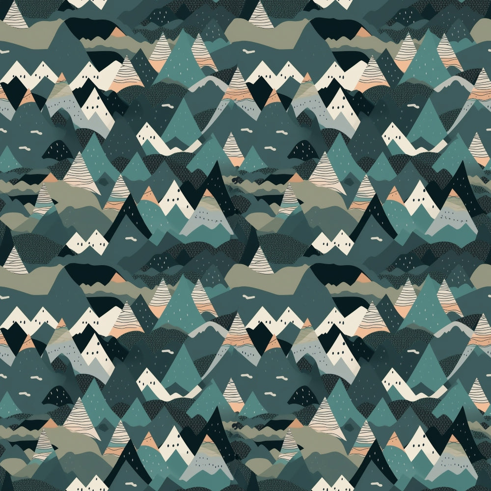 Evergreen Campfire Nights Pattern 7 Minky Fabric