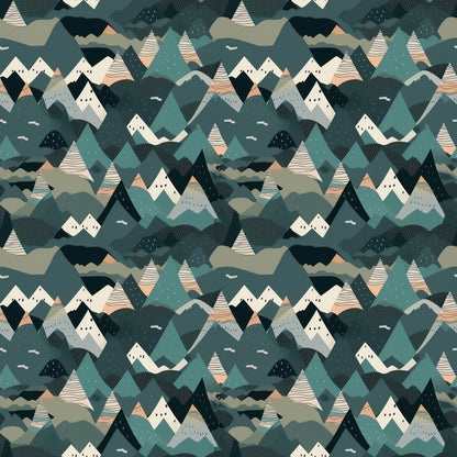 Evergreen Campfire Nights Pattern 7 Minky Fabric