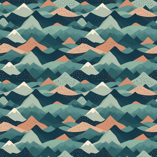 Camping Graphics Pattern 8 Quilting Cotton Fabric