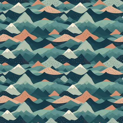 Evergreen Campfire Nights Pattern 8 Minky Fabric