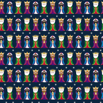 Holy Night Pattern 3 Minky Fabric