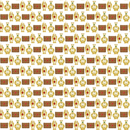 Cartoon Christmas Nativity Pattern 4 Quilting Cotton Fabric