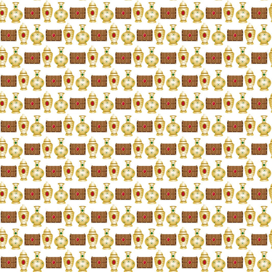 Cartoon Christmas Nativity Pattern 4 Quilting Cotton Fabric