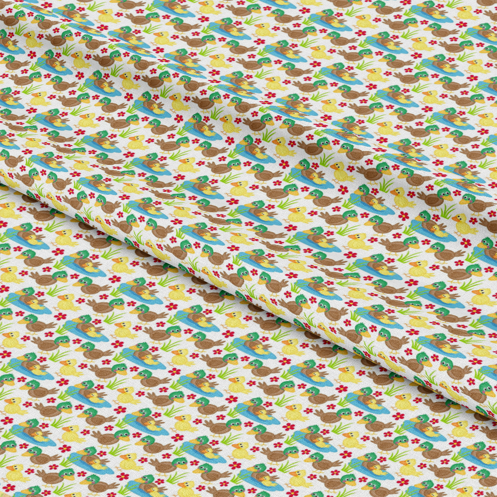Cartoon Farm Animals Pattern 11 Quilting Cotton Fabric