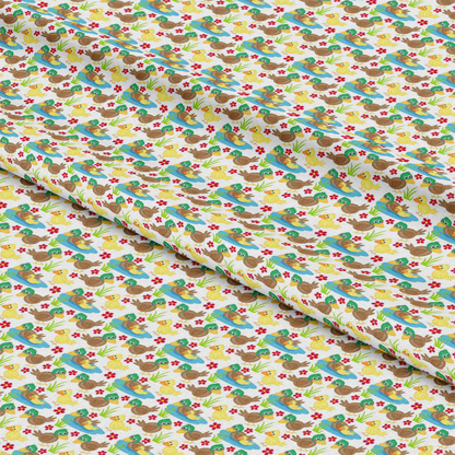Cartoon Farm Animals Pattern 11 Quilting Cotton Fabric