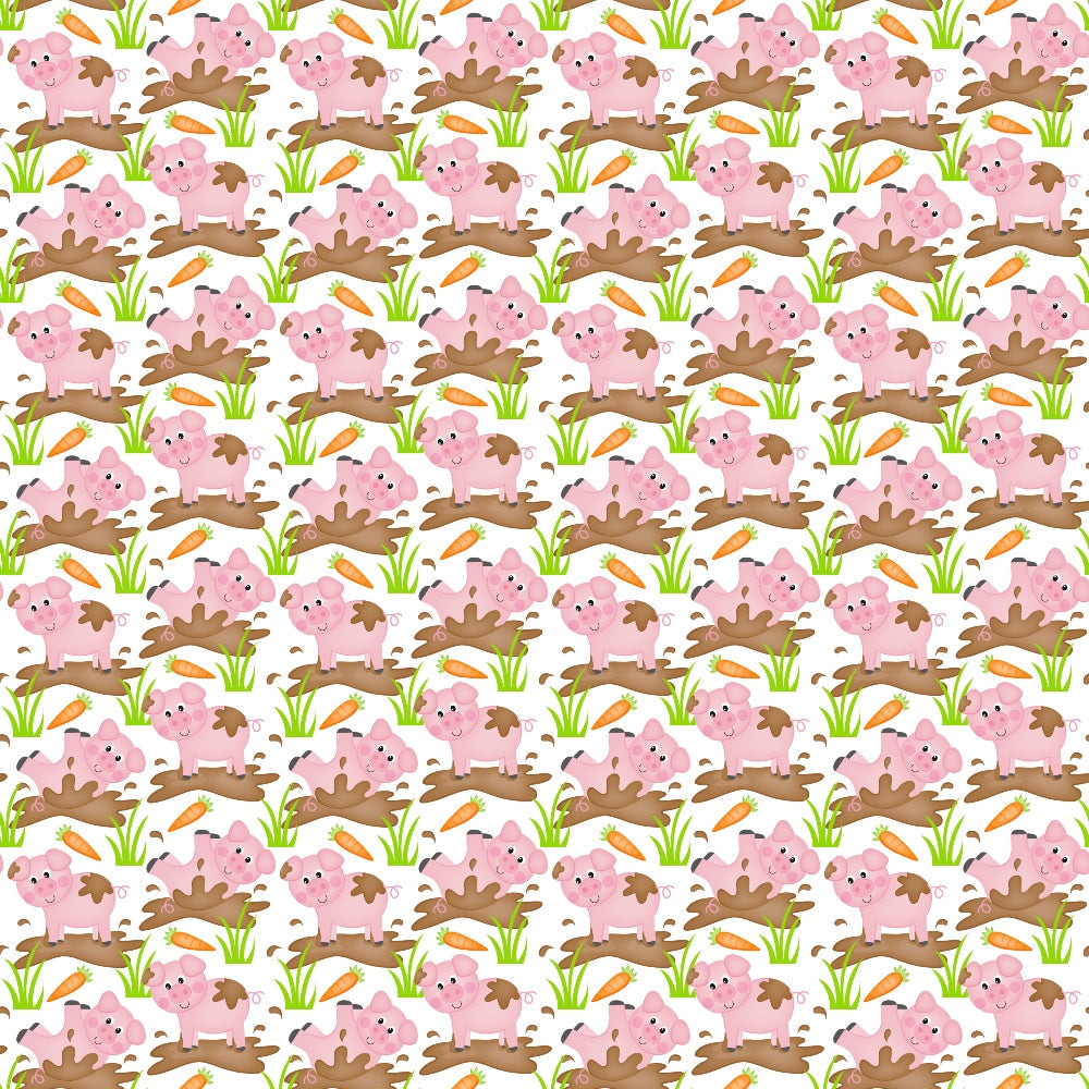 Barnyard Buddies Pattern 1 Minky Fabric