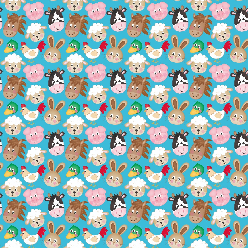 Barnyard Buddies Pattern 2 Minky Fabric