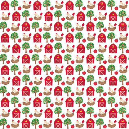 Barnyard Buddies Pattern 3 Minky Fabric