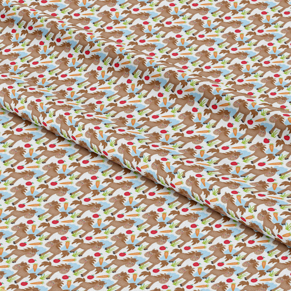 Cartoon Farm Animals Pattern 5 Quilting Cotton Fabric