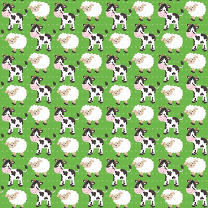 Barnyard Buddies Pattern 6 Minky Fabric