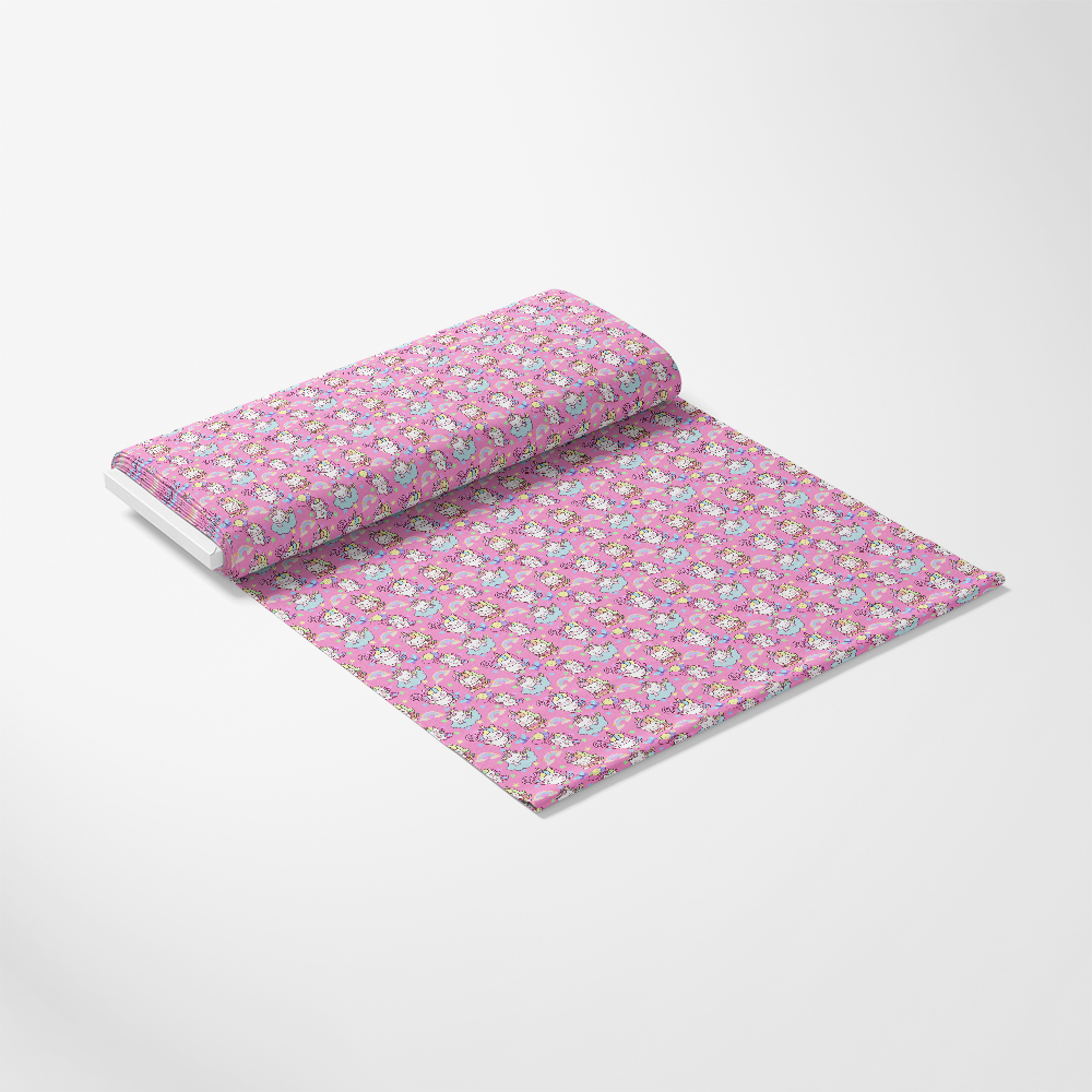 Cartoon Unicorns Pattern 10 Quilting Cotton Fabric