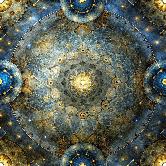 Celestial Elements Pattern 3 Quilting Cotton Fabric