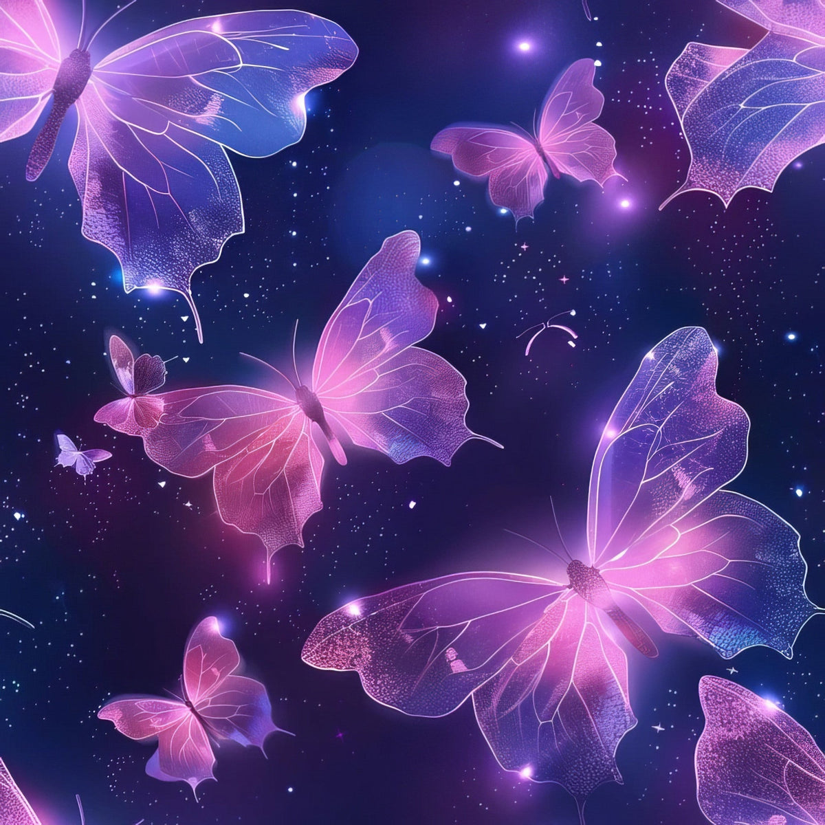 Neon Flutter Pattern 3 Minky Fabric