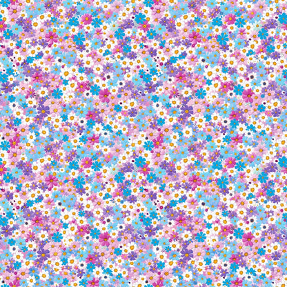 Pastel Sweethearts Pattern 4 Minky Fabric