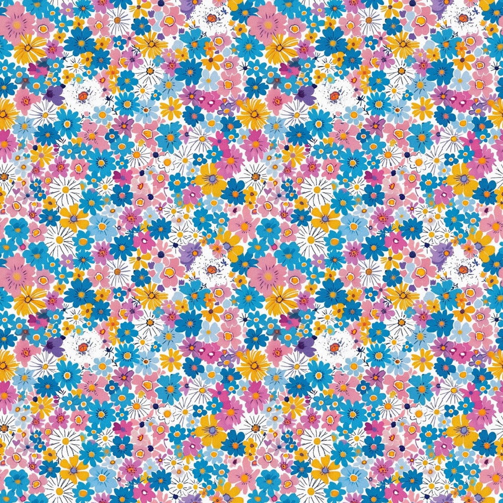 Pastel Sweethearts Pattern 5 Minky Fabric