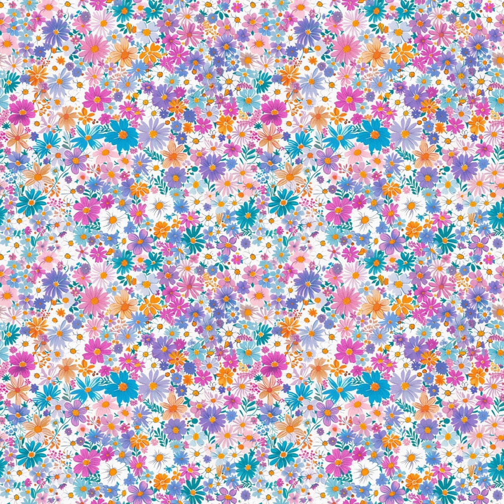 Pastel Sweethearts Pattern 6 Minky Fabric