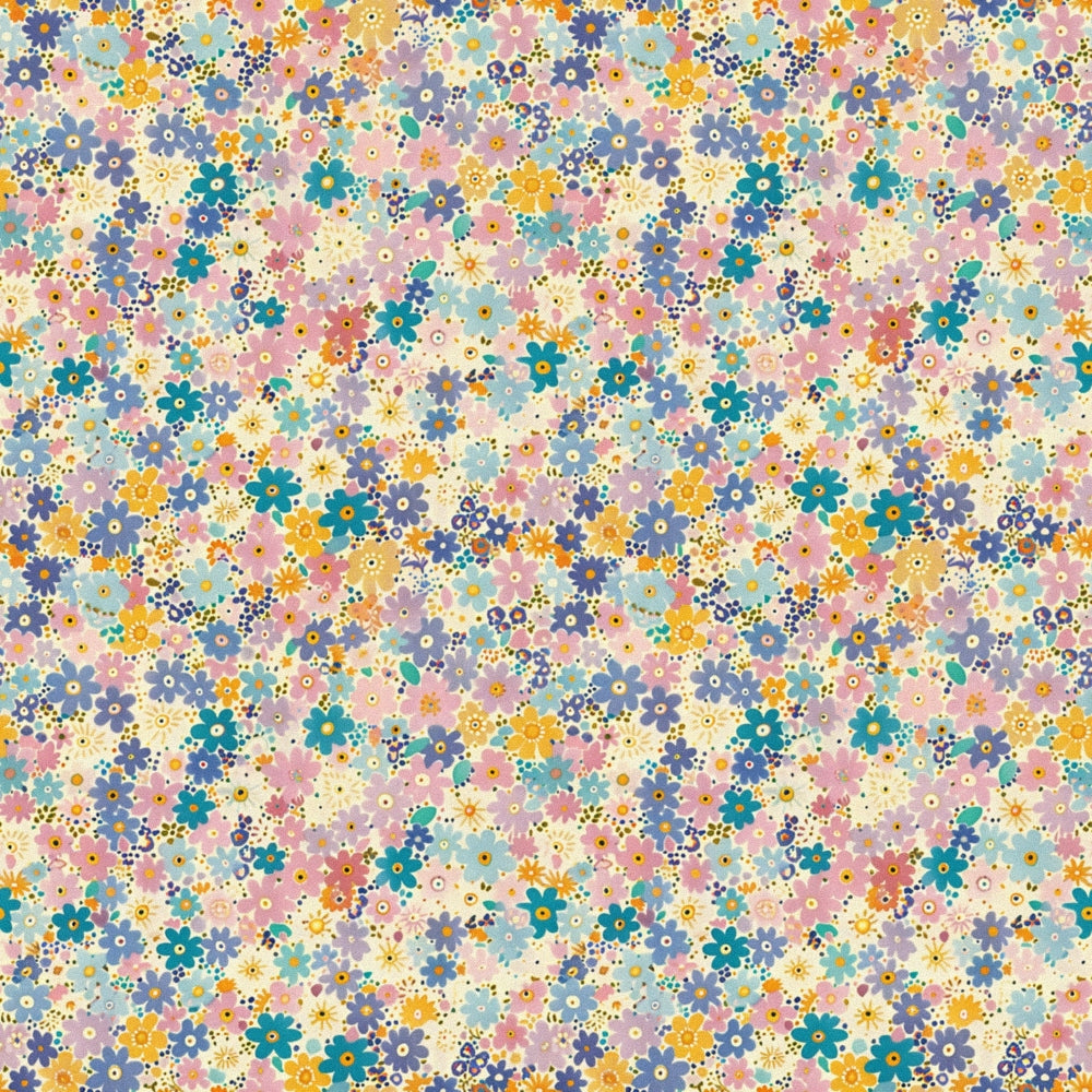 Pastel Sweethearts Pattern 7 Minky Fabric