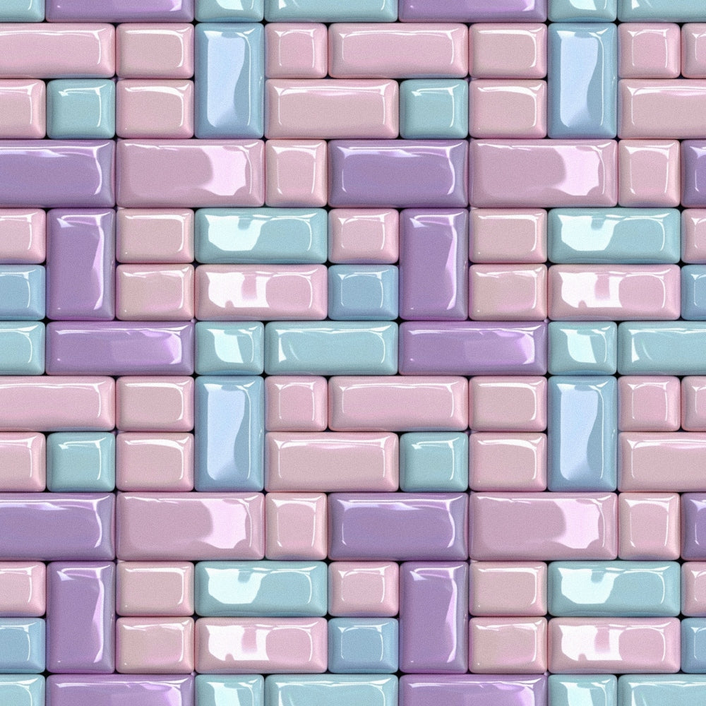 Pastel Sweethearts Pattern 8 Minky Fabric