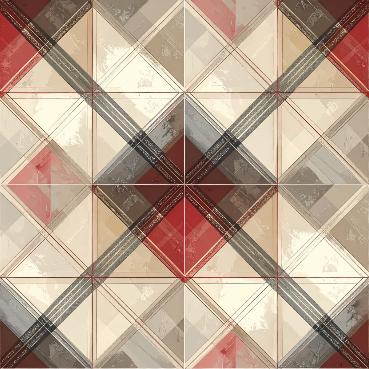 Valentine Plaid Pattern 11 Minky Fabric