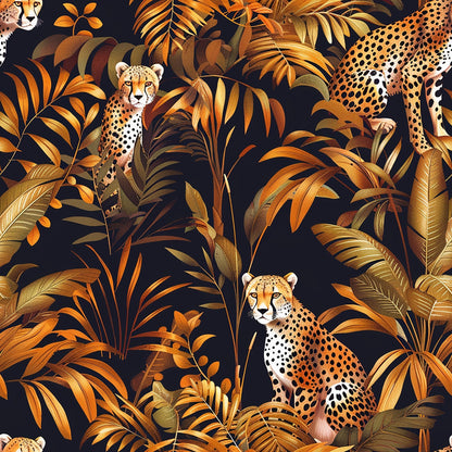 Midnight Safari Pattern 1 Minky Fabric