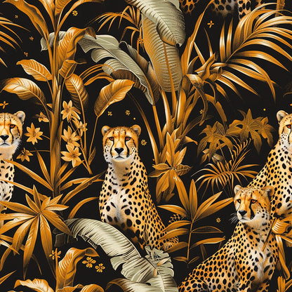 Midnight Safari Pattern 3 Minky Fabric