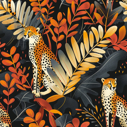 Midnight Safari Pattern 8 Minky Fabric