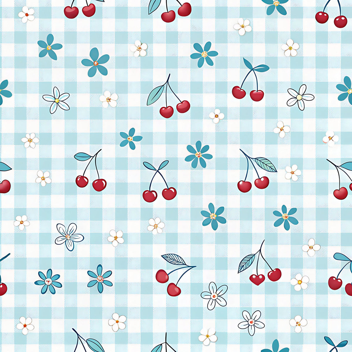 Ribbon Orchard Pattern 11 Minky Fabric