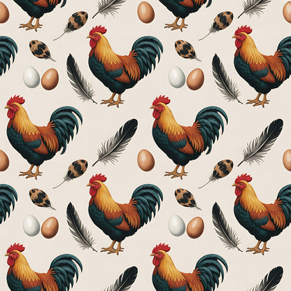 Nesting Hens Pattern 15 Minky Fabric