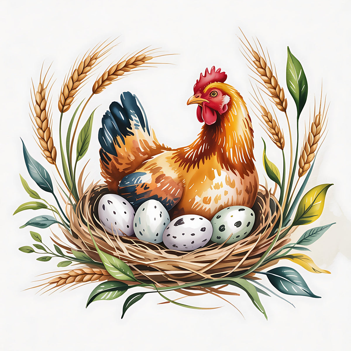 Nesting Hens Pattern 21 Minky Fabric