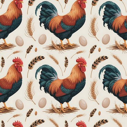 Nesting Hens Pattern 3 Minky Fabric