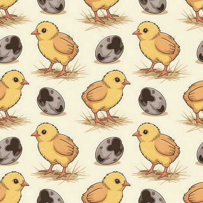 Nesting Hens Pattern 5 Minky Fabric