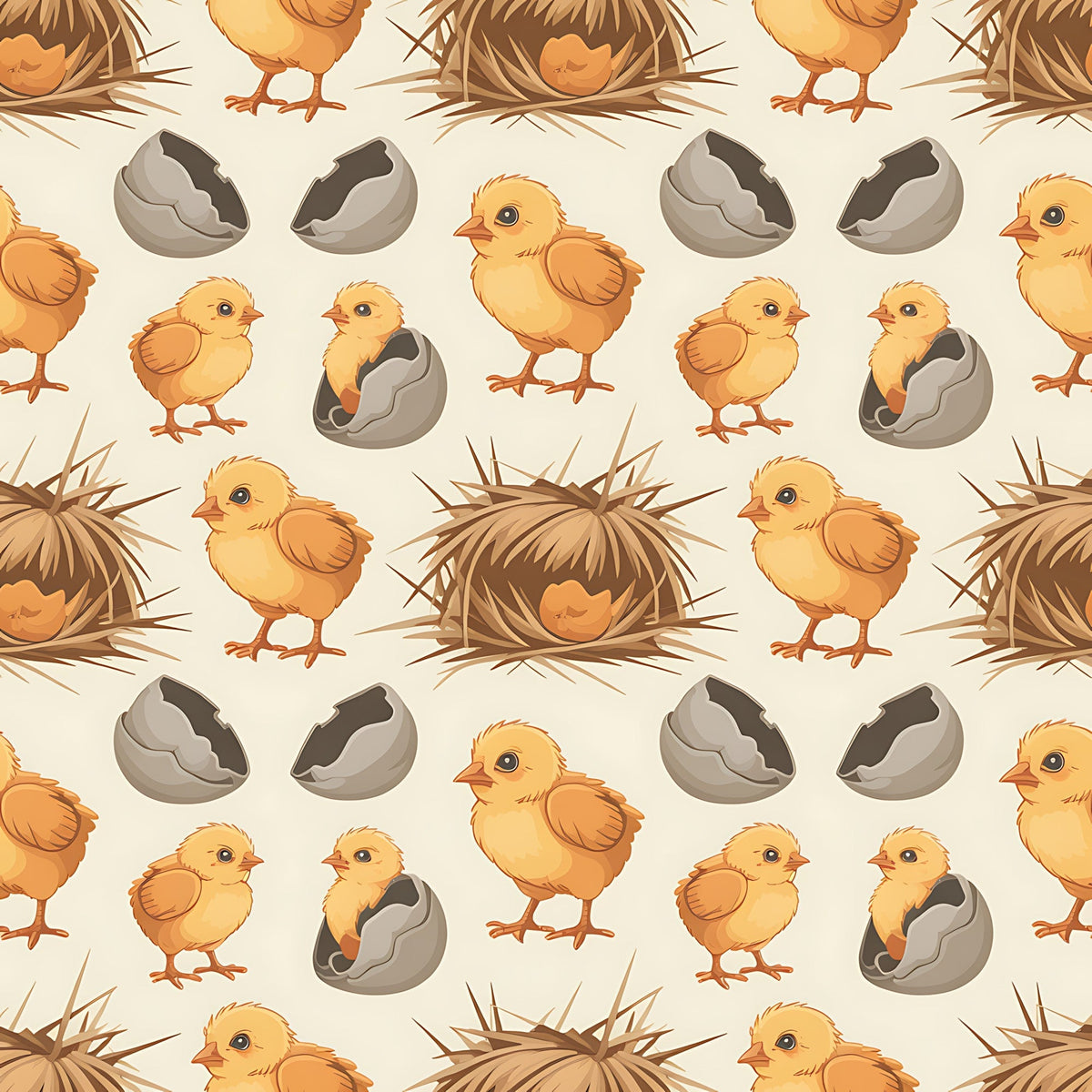 Nesting Hens Pattern 7 Minky Fabric