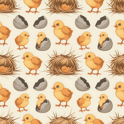 Nesting Hens Pattern 7 Minky Fabric