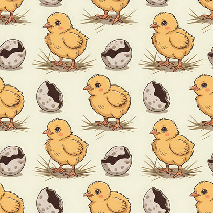 Heritage Hens Pattern 4 Minky Fabric