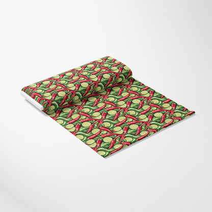 Chili Pepper Party Pattern 1 Quilting Cotton Fabric