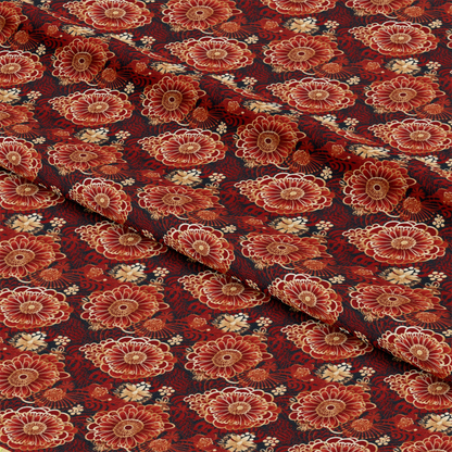 Chinese Lunar Lantern Lights Pattern 4 Quilting Cotton Fabric
