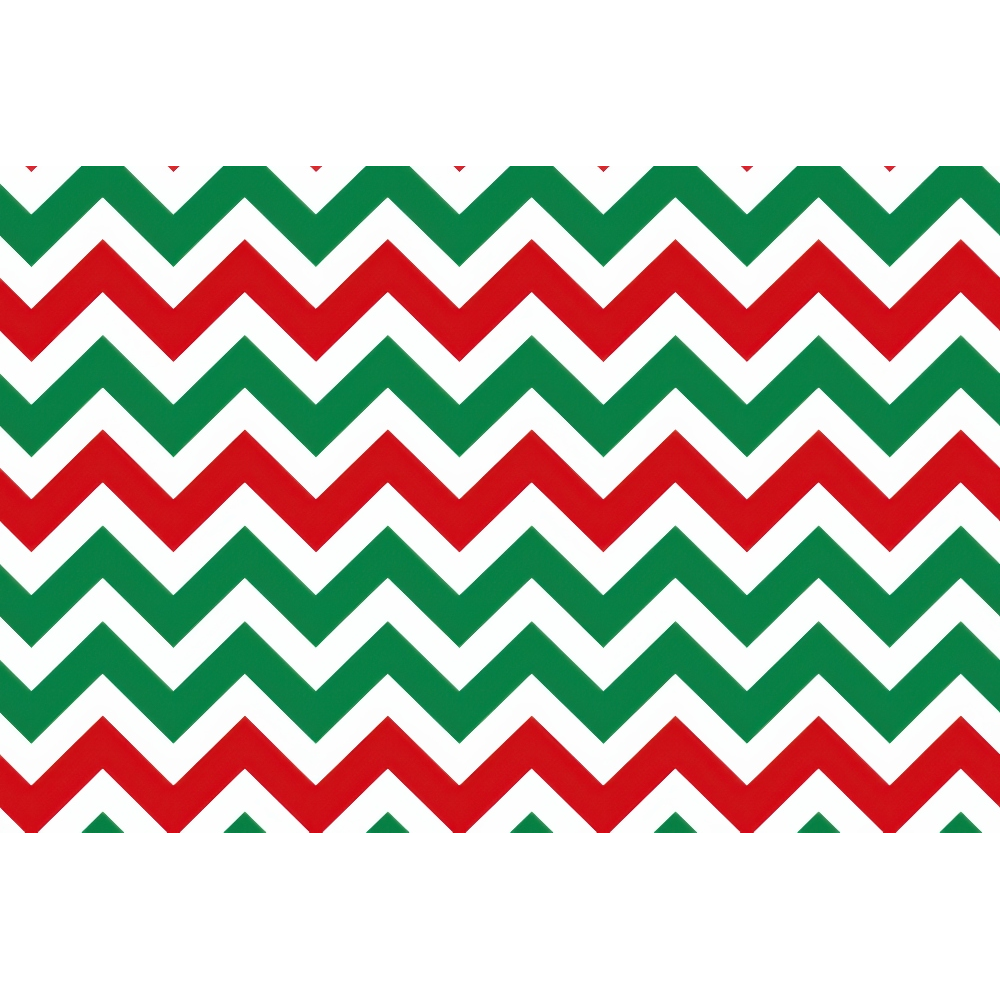 Christmas Chevron Pattern Minky Fabric