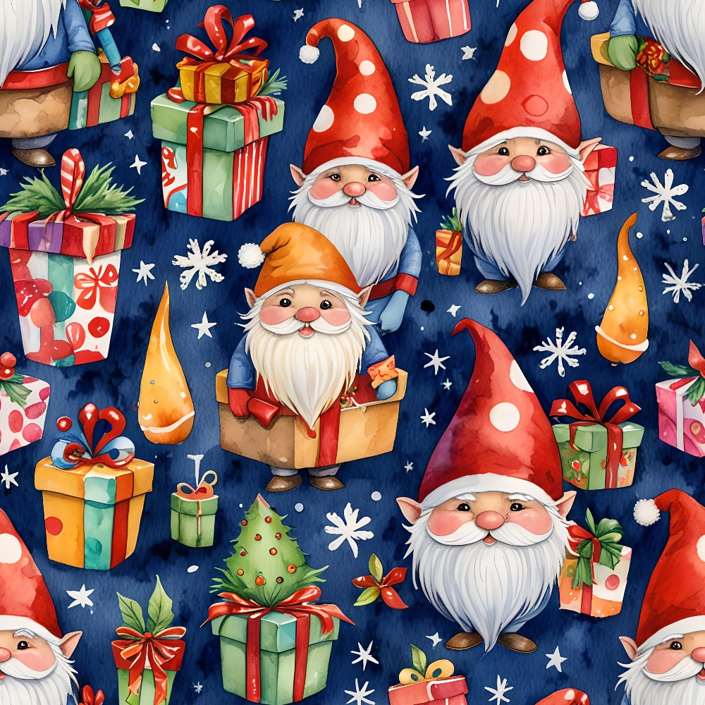 Yuletide Whimsy Pattern 11 Minky Fabric